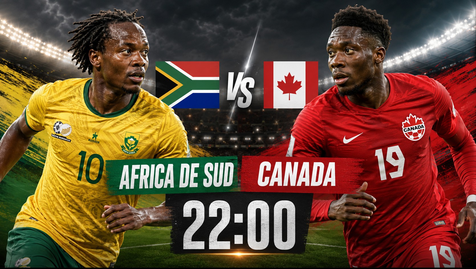 Africa de Sud - Canada la Antena 1, Meci din Saisprezecimile Cupei Mondiale FIFA 2026