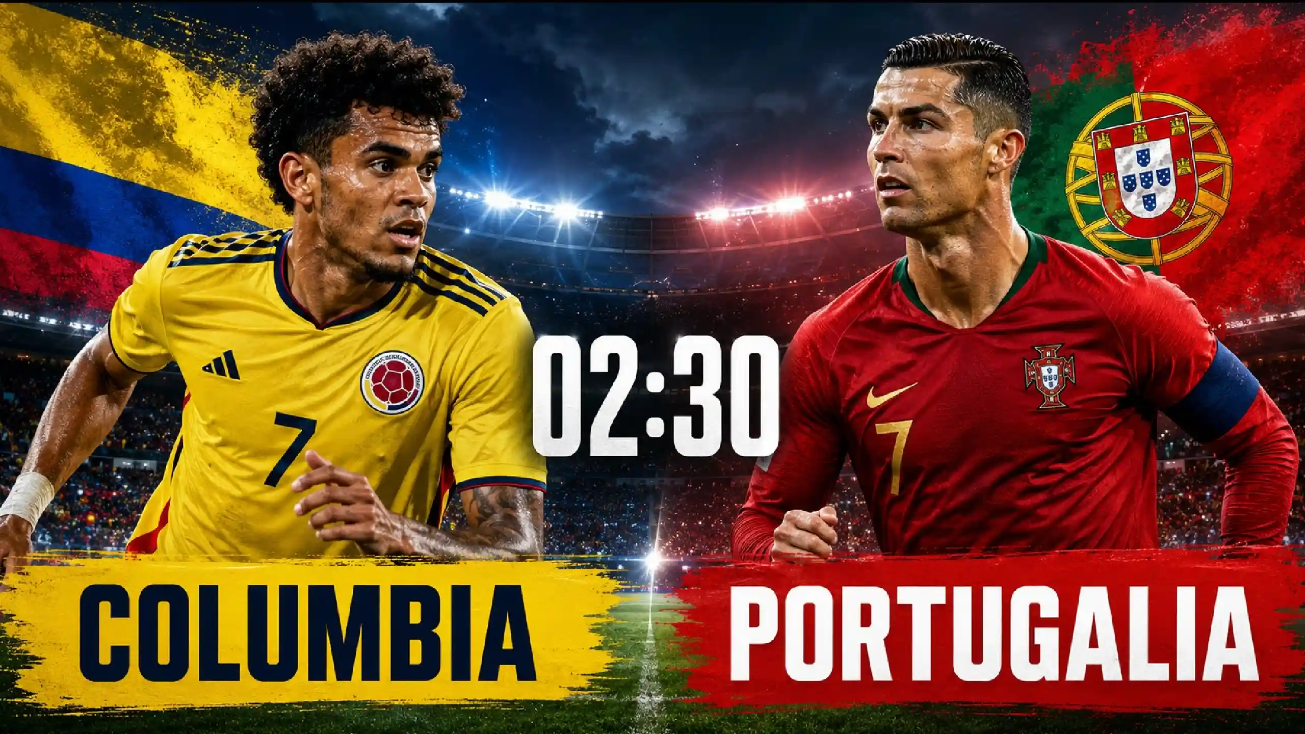 Meciul dintre Columbia și Portugalia din Cupa Mondială FIFA 2026 începe la ora 02:30